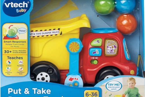 VTech Put and Take Dumper Truck, Baby Interactive Toys-AUTO WIN 30/10