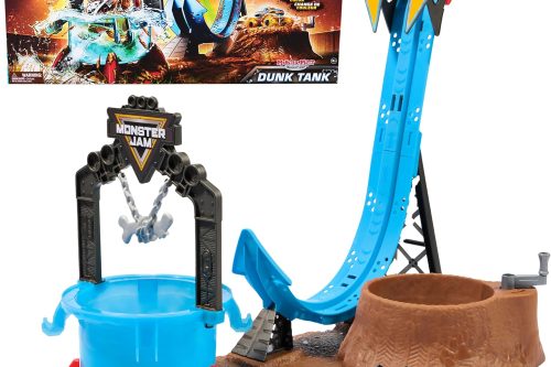 Monster Jam Mud Blasters, Monster Mutt Dalmatian Dunk Tank Playset-AUTO WIN 22/10