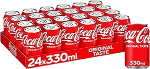 3XCoca Cola Classic Can Cola, Tray 330 ml (Pack of 24)-AUTO WIN 18/10