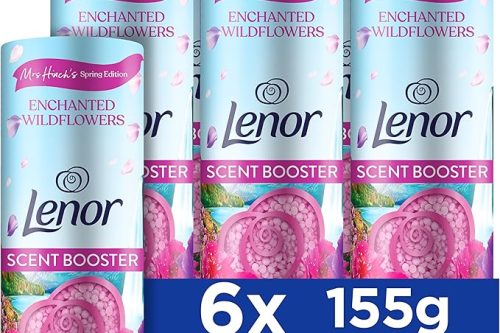 LENOR SCENT BOOSTERS 6 X 155G, ENCHANTED WILDFLOWERS, PART OF MRS HINCH’S SPRING EDITION-AUTO WIN 16/10