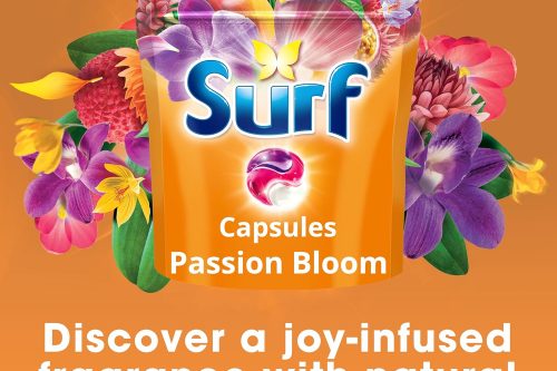 Surf 3 in 1 Passion Bloom Laundry Washing Detergent Capsules 153 washes (3x 51 capsules) joy-infused fragrance -AUTO WIN 25/10