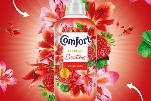 Comfort Creations Strawberry & Lily Fabric Conditioner with Stay Fresh technology for 100 days of freshness + fragrance* 6x 1.44 L (288 washes)-AUTO WIN 29/10