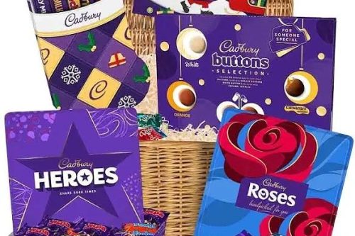 CADBURY ULTIMATE CHRISTMAS CHOCOLATE HAMPER AUTOWIN 16/10