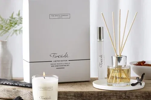 White Company Fireside Mini Home Scenting Set-AUTO WIN 03/11