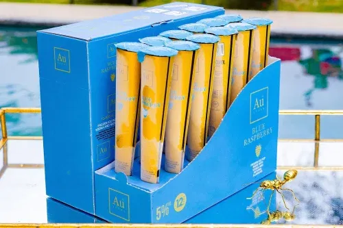 AU VODKA BLUE RASPBERRY ICE LOLLIES - 12 PACK-AUTO WIN 04/10