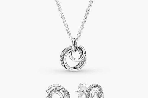 PANDORA Family Always Encircled Necklace and Earrings Gift Set-AUTO WIN 02/11