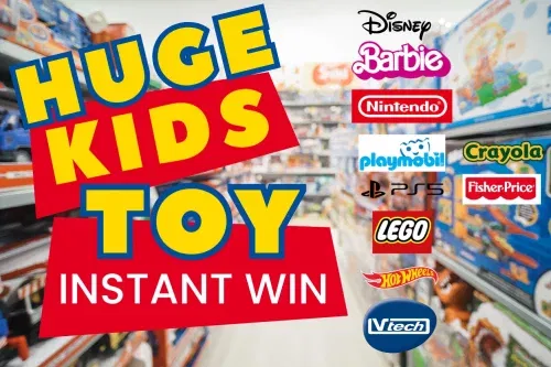 HUGE KIDS TOY INSTANT WIN COMP! MAIN JACKPOT £1000 VOUCHER AUTO WIN 12/10