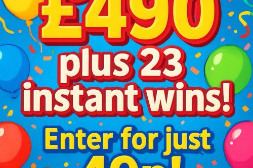 £490 CASH FOR 49P & 23 INSTANT WINS -25/10 – AUTO WIN