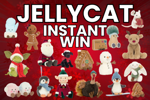 JELLYCAT INSTANT - MAIN JACKPOT £200 CASH- AUTO WIN 12/10