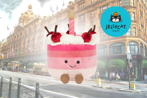 JELLYCAT MY NAME IS CHERYL CHERRY CAKE- EXCLUSIVE TO HARRODS-AUTO WIN-18/10