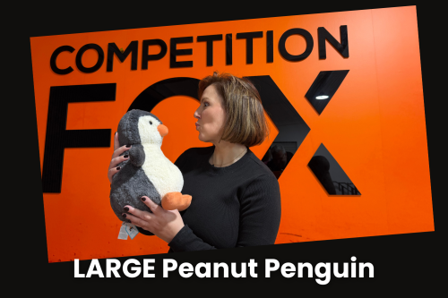 JELLYCAT LARGE Peanut Penguin-AUTO WIN 07/10