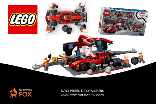 F1® Pit Stop & Pit Crew with Ferrari Car 60443 AUTOWIN 06/31