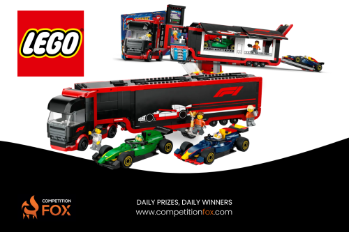 LEGO F1® Truck with RB20 & AMR24 F1® Cars AUTOWIN 02/11
