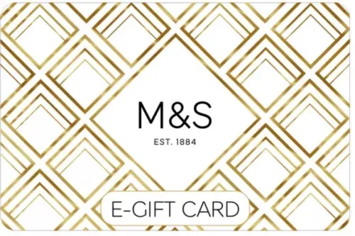 £50 M&S GIFT CARD- AUTO WIN-11/10