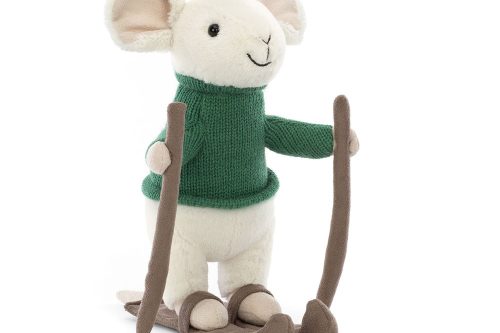 JELLYCAT Merry Mouse Skiing-AUTO WIN 06/10
