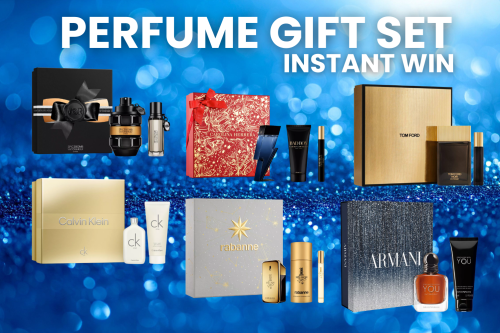 PERFUME GIFT SET INSTANT- MAIN JACKPOT £200 CASH-AUTO WIN 20/10
