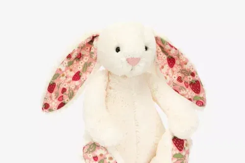 JELLYCAT Blossom Cream Bunny 'Berry' Little-AUTO WIN 06/10