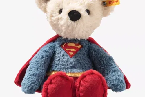 STEIFF Superman Teddy Bear-AUTO WIN 03/10