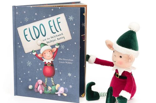 Eldo Elf and the Patchwork Bashful Bunny Book and Eldo Elf-AUTO WIN 20/10