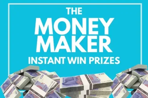 MONEY MAKER INSTANT WINS 20X £1000 | 30X £500-MAIN JACKPOT £300 -AUTO WIN 14/10