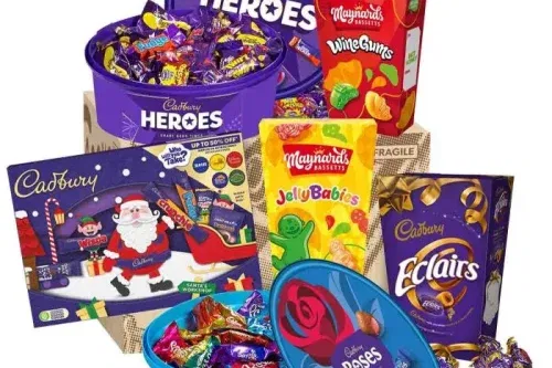CADBURY CHRISTMAS CHOCOLATE GIFT BOX AUTOWIN 22/10
