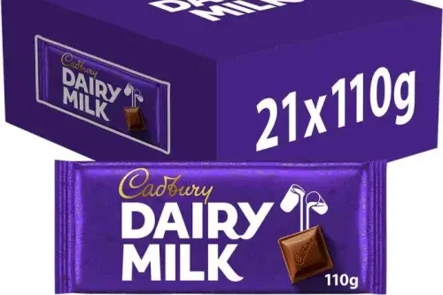 CADBURY DAIRY MILK CHOCOLATE BAR 110G (BOX OF 21) AUTOWIN 25/10