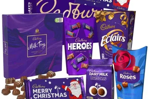 CADBURY CHRISTMAS CHOCOLATE SHARING HAMPER AUTOWIN 27/10