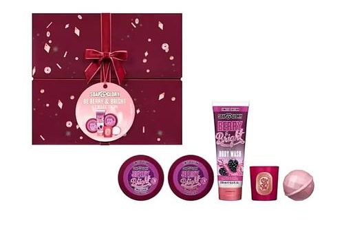Soap & Glory Be Berry & Bright Collection 5 Piece Gift Set-AUTO WIN 20/10