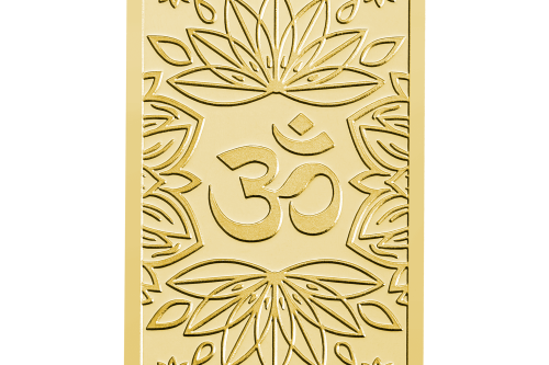 Om 1g Gold Bullion Minted Bar AUTOWIN 14/10