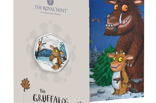 The Gruffalo's Child 2024 UK 50p Brilliant Uncirculated Colour Coin AUTOWIN 11/10