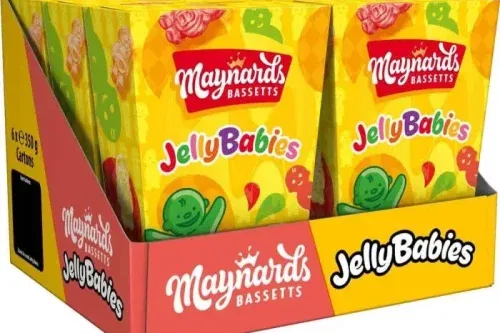 MAYNARDS BASSETTS JELLY BABIES CARTON (BOX OF 6)-AUTO WIN 04/10