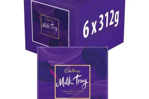 CADBURY MILK TRAY CHOCOLATE BOX 312G (BOX OF 6)-AUTO WIN 23/10