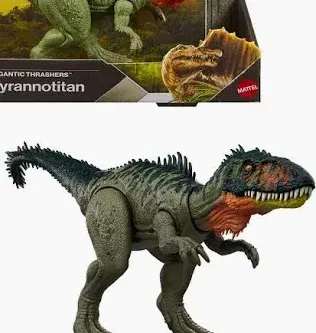 Jurassic World Multi Gigantic Thrashers Tyrannotitian Dinosaur Figure-AUTO WIN 05/10
