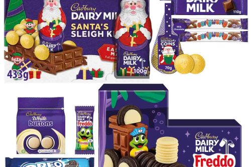2 WINNERS FREDDO DAIRY MILK CHOCOLATE TRAIN & SLEIGH KITS -AUTO WIN 03/10