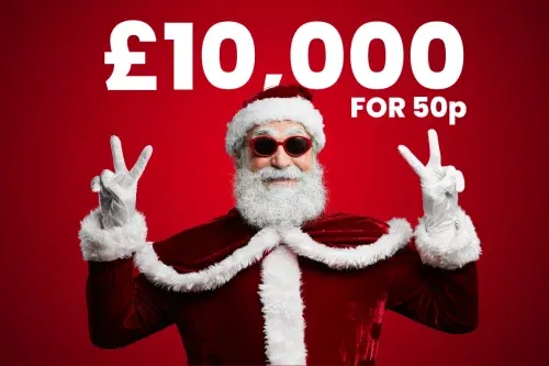 CHRISTMAS CLEAN UP WIN £10K CASH JUST 50P!-26/12