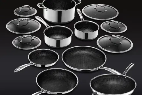13 pc HexClad Hybrid Cookware Set w/ Lids-AUTO WIN - 23/11