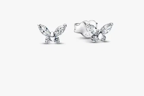 Pandora Butterfly Stud Earrings Sterling silver-AUTO WIN 07/11