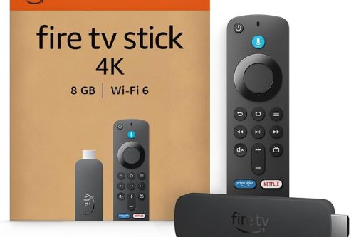 Amazon Fire TV Stick 4K, supports Wi-Fi 6, Dolby Vision/Atmos, HDR10+-AUTO WIN 22/11