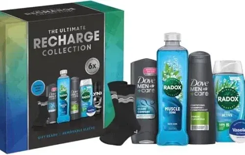 2 WINNERS DOVE MEN+CARE, RADOX, VASELINE & LYNX THE ULTIMATE RECHARGE COLLECTION GIFT SET -AUTO WIN 19/11