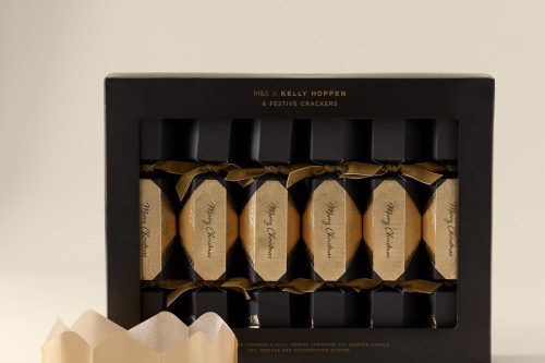 M&S X Kelly Hoppen New 6 Christmas Crackers AUTOWIN 15/11