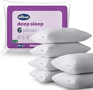 Silentnight Deep Sleep Pillow Pack of 6 -AUTO WIN 22/11