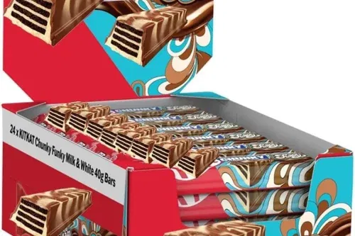 KIT KAT CHUNKY FUNKY MILK AND WHITE 24X 40G AUTOWIN 21/11