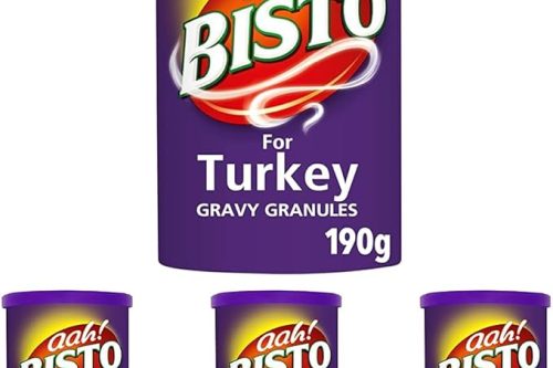 2 WINNERS-Bisto Flavoursome & Delicious Turkey Gravy Granules, Perfect for Christmas Dinners, 190g (Pack of 4)-AUTO WIN