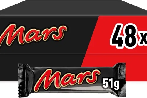 MARS CHOCOLATE BARS, CARAMEL, NOUGAT & MILK CHOCOLATE BULK BOX, 48 X 51G-AUTO WIN 29/11