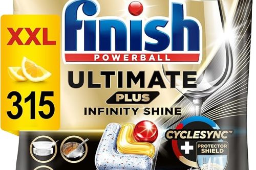 Finish Dishwasher Tablet, Ultimate Plus Infinity Shine, 315 Tabs (105 x 3pck)-AUTO WIN 16/11
