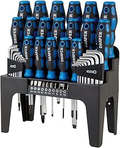 Draper 44 Piece Precision Screwdriver Hex Key and Bit Set-AUTO WIN 22/11