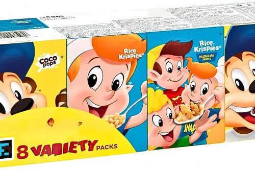 4x8 Cereal Bundle With Frosties, Coco Pops and Rice Krispies  Variety Packs 196g (4x8 Pack) AUTOWIN 20/11