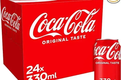 2X COCA-COLA ORIGINAL TASTE 24 X 330 ML-AUTO WIN 19/11