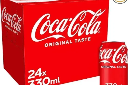 2X COCA-COLA ORIGINAL TASTE 24 X 330 ML-AUTO WIN 30/11