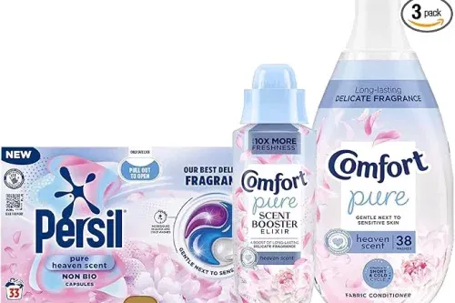 PURE HEAVEN SCENT LAUNDRY CARE BUNDLE-AUTO WIN 18/10